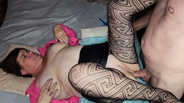 Pure Anal In Leather Skirt