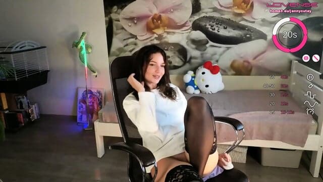 Dressed In My Sleek Midnight Outfit I Become A Fearless Webcam Tease For One Secret Solo Night