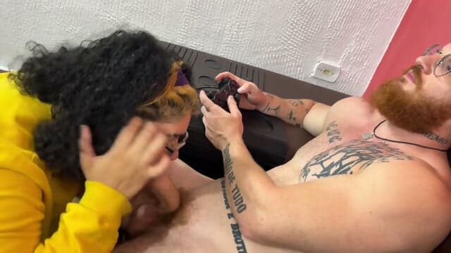 Chubby Brazilian Shemale Fucked